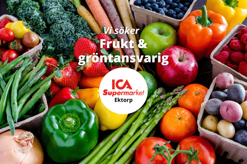 ICA Supermarket Ektorp söker Frukt & Gröntansvarig! image