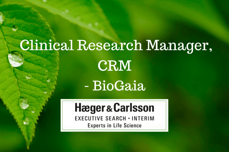 Clinical Research Manager, CRM - BioGaia image