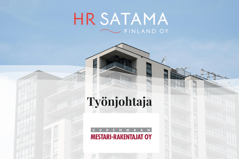 Vastaava Työnjohtaja (asuinkerrostalojen peruskorjaus) – Helsinki image