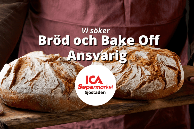 ICA Supermarket Sjöstaden söker Ansvarig till Bröd och Bake-off image