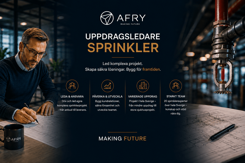 Uppdragsledare Sprinkler till AFRY image
