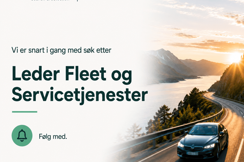 Leder Fleet og Servicetjenester - kommer snart image