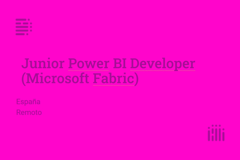 Junior Power BI Developer (Microsoft Fabric) image