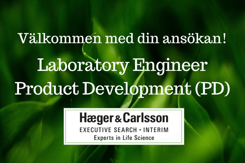 Upcoming position - Laboratory Engineer Product Development (PD), Uppsala image