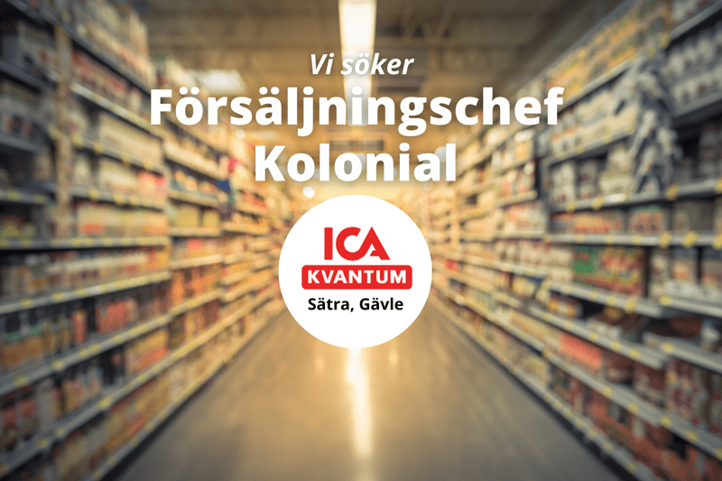 ICA Kvantum Sätra, Gävle söker Försäljningschef Kolonial! image