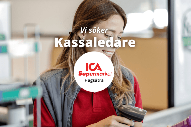 ICA Supermarket Hagsätra söker Kassaledare ! image