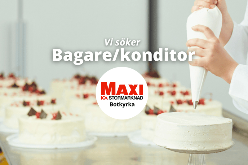 ICA Maxi Botkyrka söker Bagare / Konditor! image