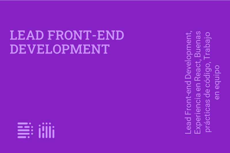 Lead Front-end Development image