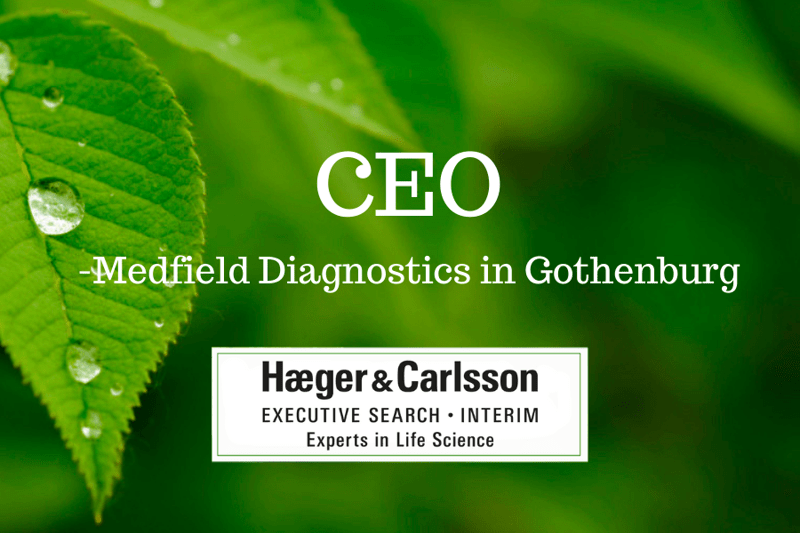 CEO - Medfield Diagnostics in Gothenburg image