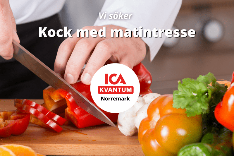 Matintresserad kock till ICA Kvantum Norremark, Växjö image