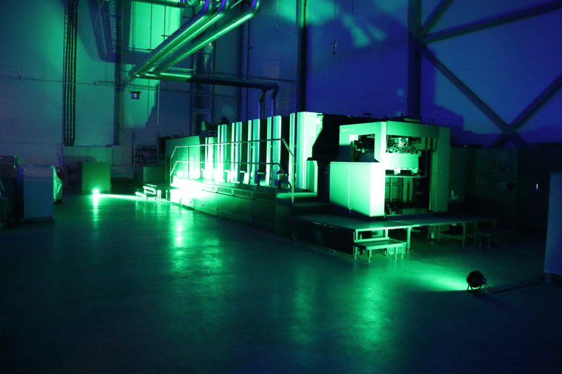 Offset trykker image