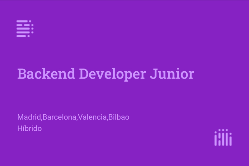 Backend Developer Junior image