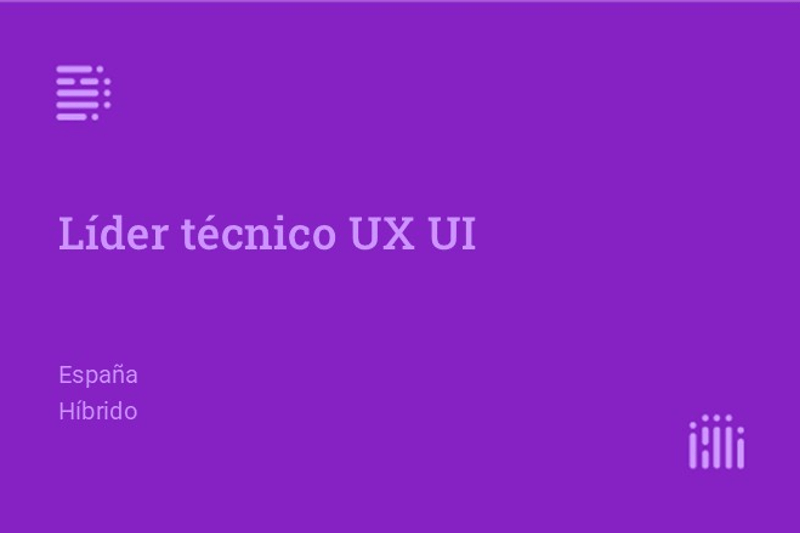 Líder técnico UX UI image