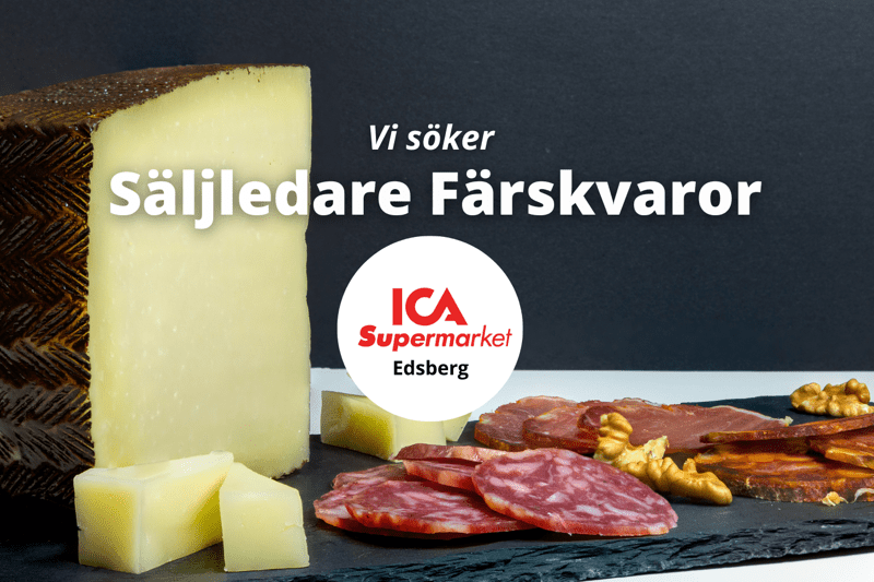 ICA Supermarket Edsberg söker Säljledare färskvaror! image