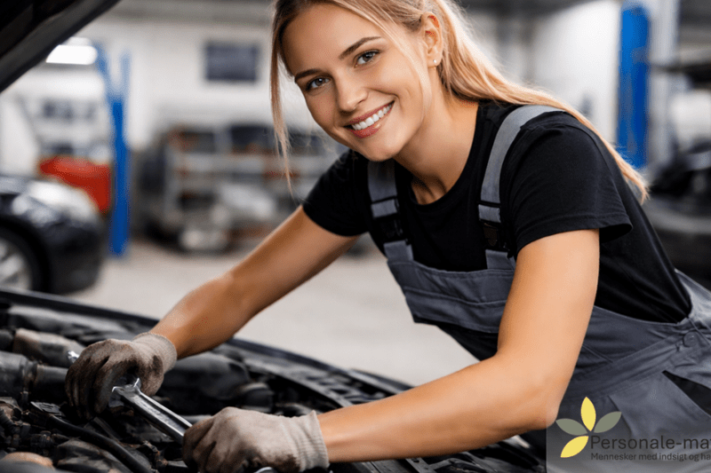 Mekaniker med elbil erfaring image