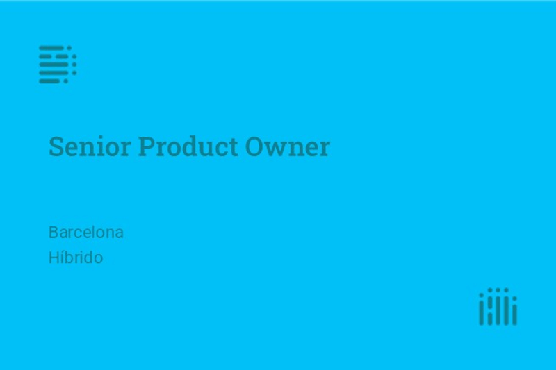 Senior Product Owner image
