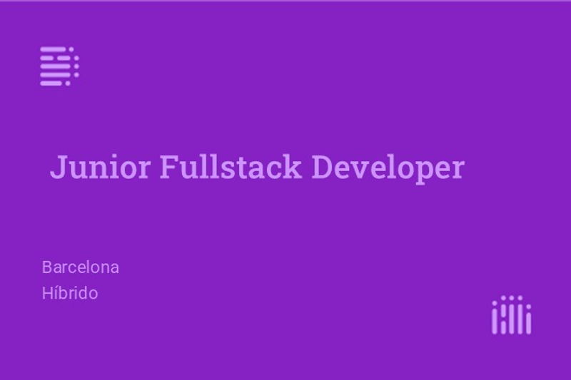 Junior Fullstack Developer image