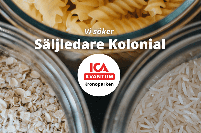 ICA Kvantum Kronoparken söker Säljledare Kolonial! image