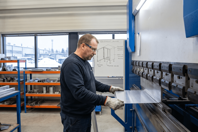 Sheet metal bender image