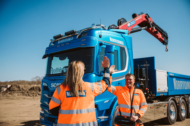 Chaufför för Liftdumper och Lastväxlare image