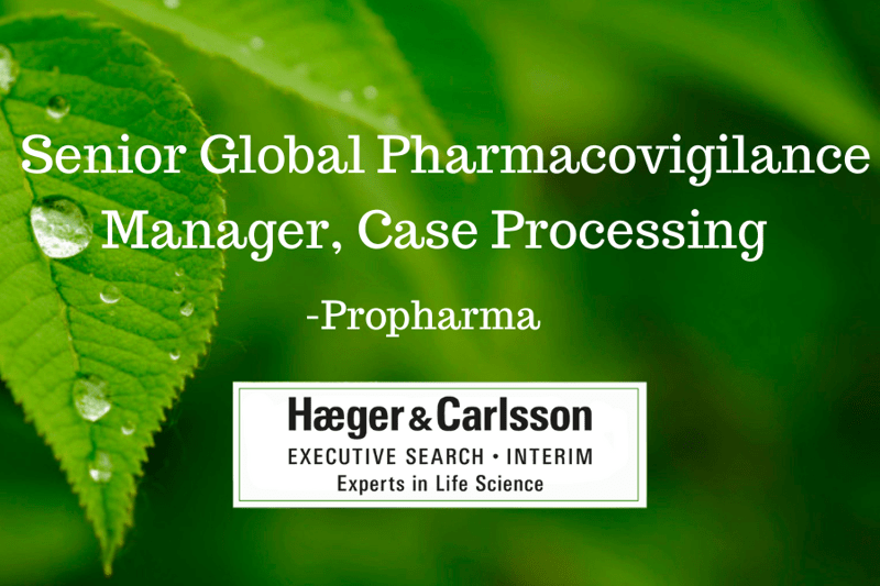 Senior Global Pharmacovigilance Manager,  Case Processing - Propharma image