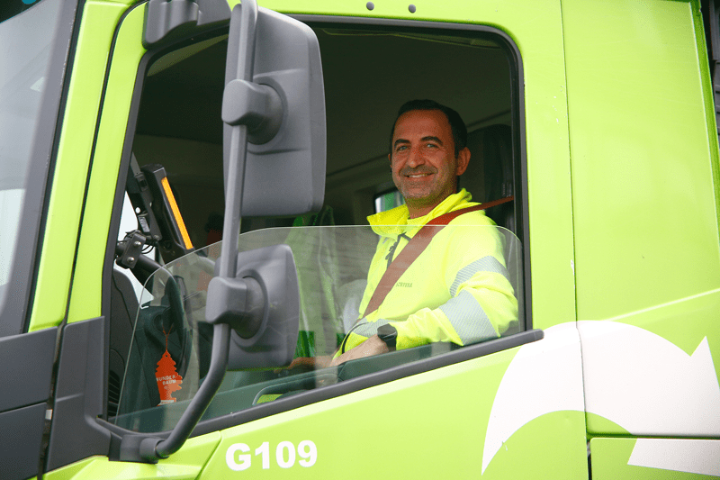 C-kortschaufför till torrsugsbil image