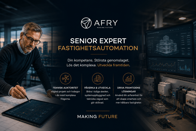 Senior Expert inom fastighetsautomation till AFRY image