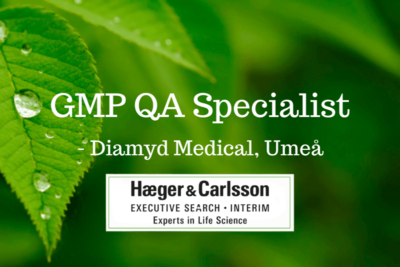 GMP QA Specialist - Diamyd Medical, Umeå image