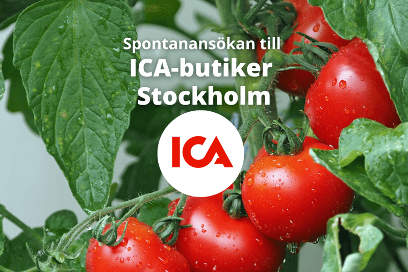 Spontanansökan till ICA-butiker i Stockholm! image