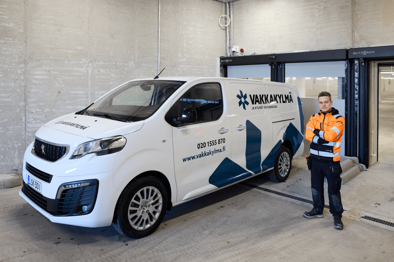 Kylmälaiteasentaja, Varsinais-Suomi. Vakkakylmä Oy, Part of Cervi image