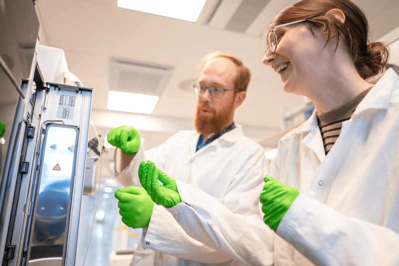 Scientist Protein Production image