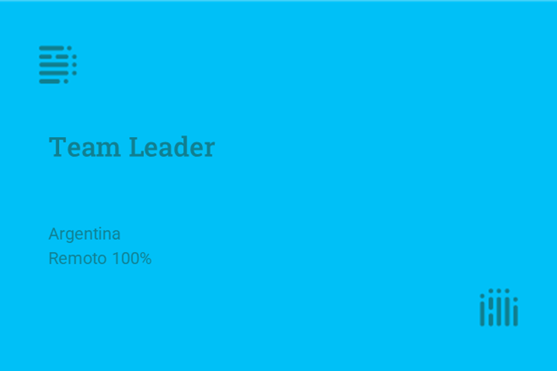 Team Leader Sr image