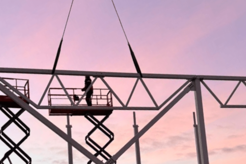 Summer at Nordec project site