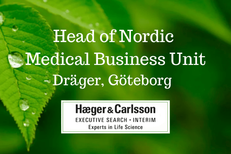 Head of Nordic Medical Business Unit - Dräger image