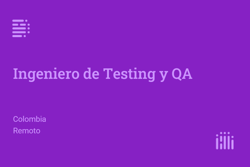Ingeniero de testing y QA image