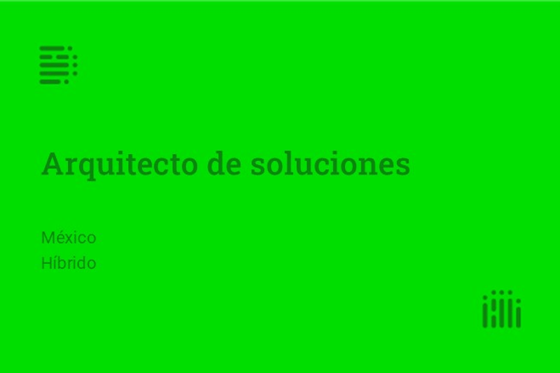 Arquitecto de Soluciones image