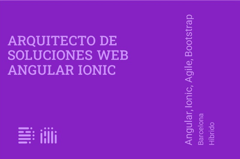 Arquitecto de soluciones Web Angular Ionic image