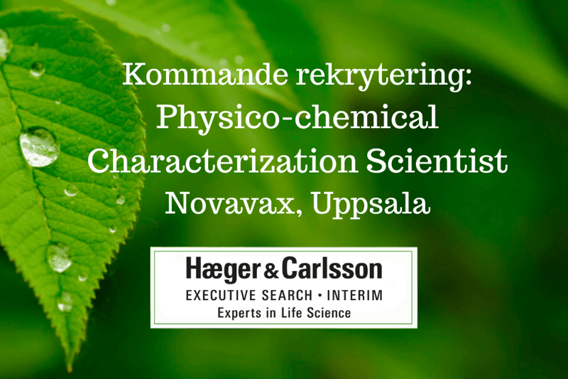 Kommande roll: Physico-chemical Characterization Scientist - Novavax image