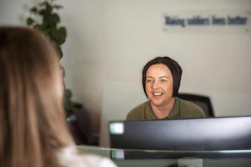 Receptionist image