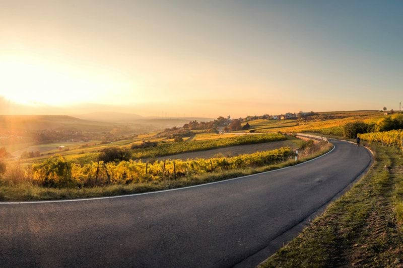 landscape photo of asphalt road