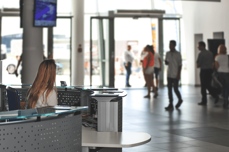 Receptionist till kund i Stockholm image