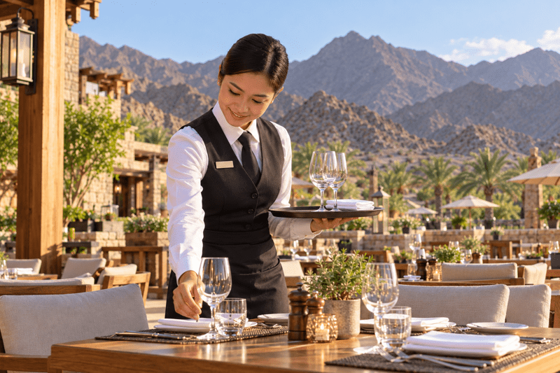 Waitperson | JA Hatta Fort Hotel image