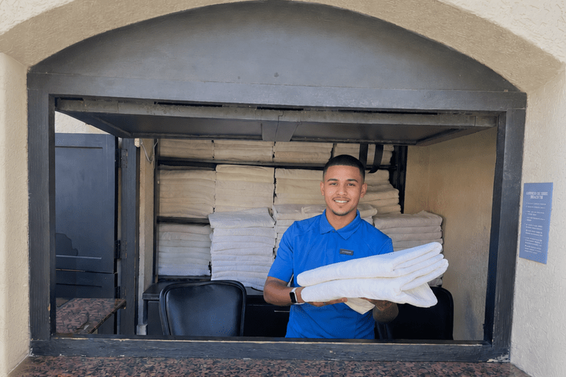 Towel Hut Attendant image