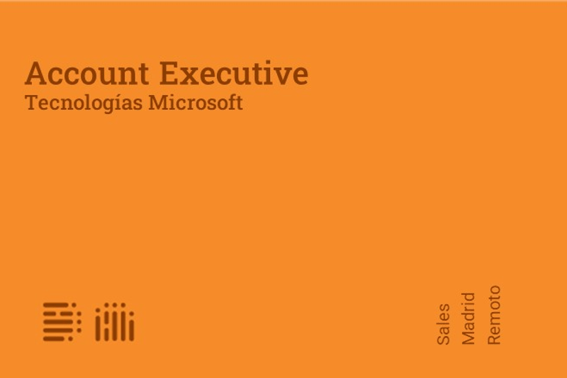 Account Executive en Tecnologías Microsoft image