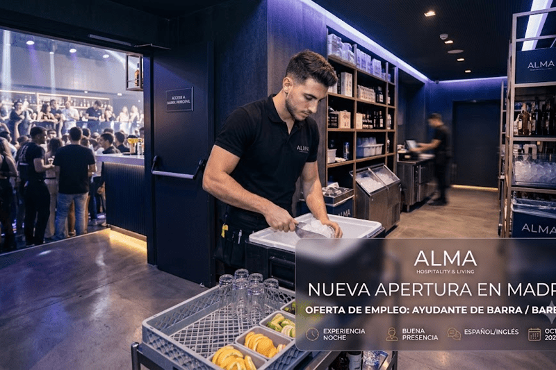 Ayudante de Barra / Barback image