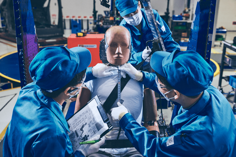 Product Line Seatbelt Director Manufacturing image