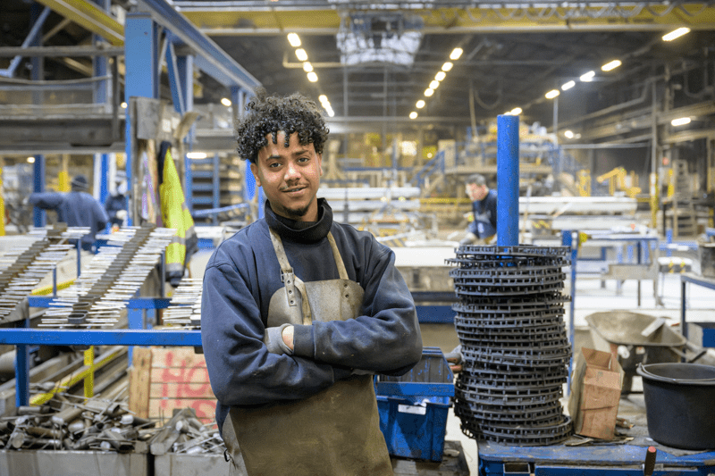 Productiemedewerker beton image