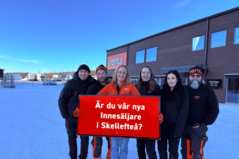Är du vår nya Innesäljare på Renta i Skellefteå? image