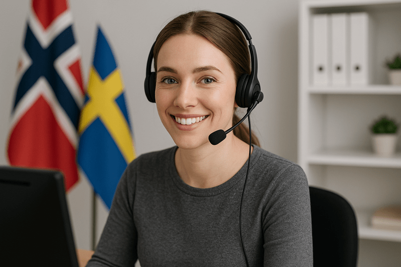 Kundserviceagent – flytande norska och svenska image