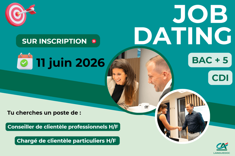JOB DATING sur inscription le jeudi 11 juin 2026 image